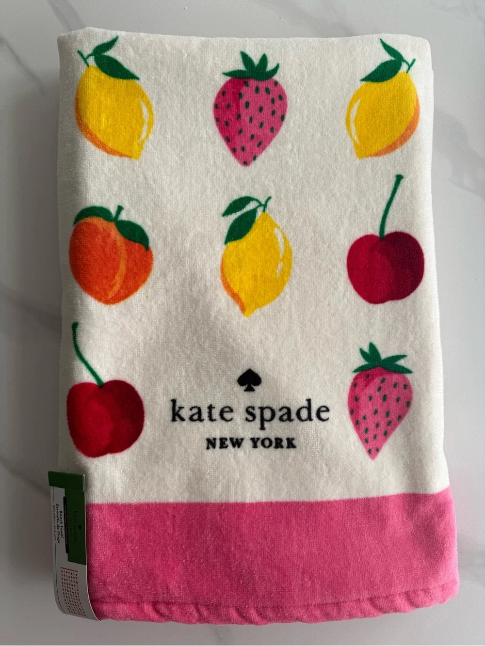 Kate Spade New York Oversized Beach Towel, Fruits